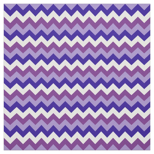 Na moda Mauve, Azul, Lavanda Tecido Chevron Branco (Modelo)