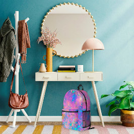 Na moda Modern Abstrato Dourado Nome Opal de Fogo