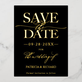 Na moda Modern Casamento Salve A Data Não Foto