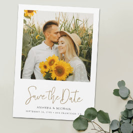 Na moda Modern Photo Save the Sate Magnet