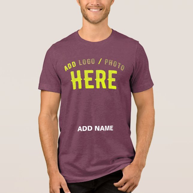 NA MODA MODERNO MAROON PERSONALIZÁVEL MARCA VERIFI (Frente)