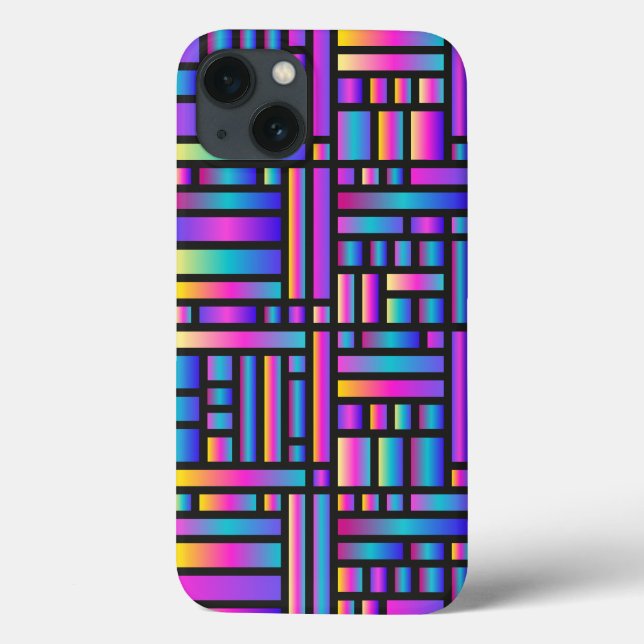 Na moda moderno-padrão - moda Geométrica Tartan (Verso)