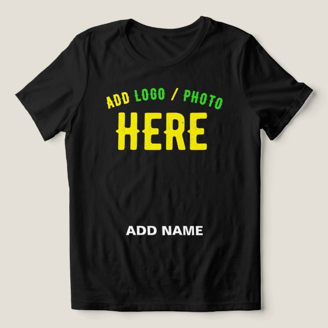 NA MODA MODERNO PERSONALIZÁVEL NEGRO VERIFICADO CO (Design frontal)