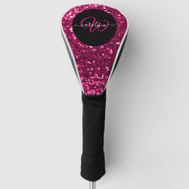 Na moda monograma cor-de-rosa nome preto