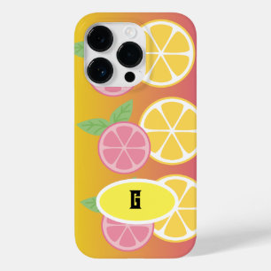 Na moda Monograma Rosa e Amarelo
