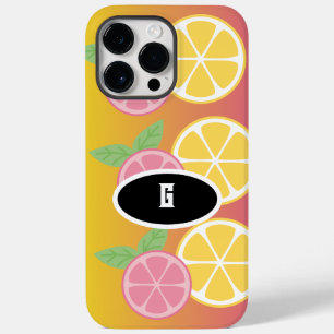 Na moda Monograma Rosa e Amarelo