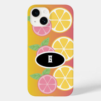 Na moda Monograma Rosa e Amarelo