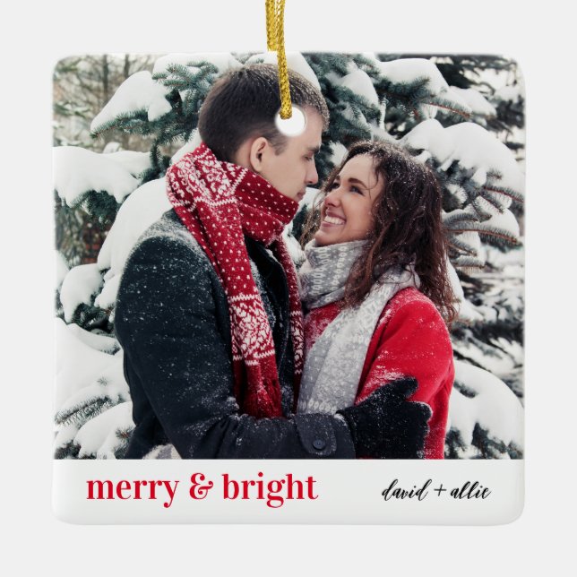 Na moda Natal | Ornamento Moderno (Frente)