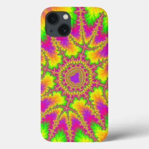 Na moda Neon Rainbow Fractal