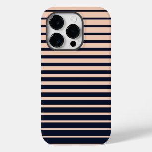 Na moda preto e rosa com faixas de monograma