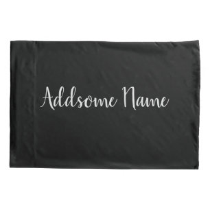 Na moda preto preto preto de cor sólida