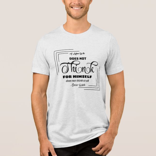 Na moda Proverb Shirt (Frente)