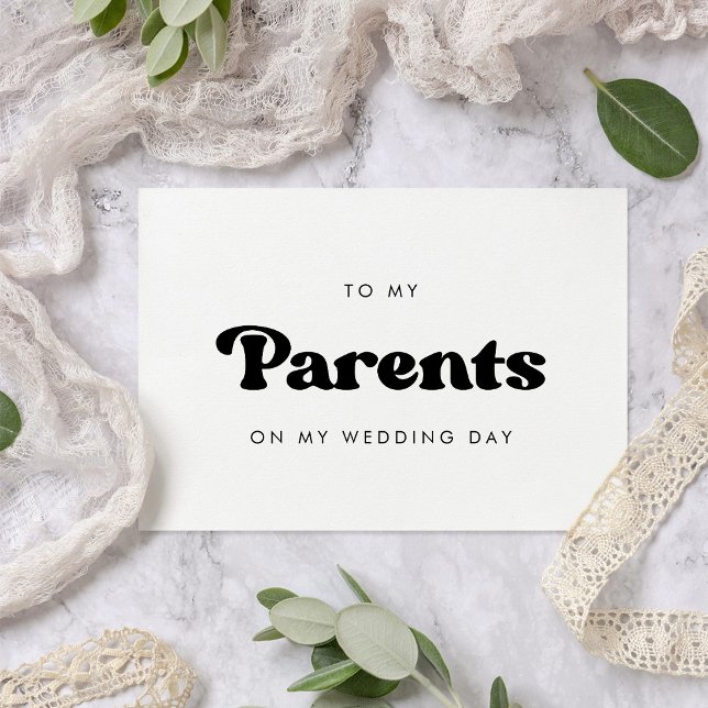 Na moda retro para meus pais no meu cartão do dia  (Criador carregado)