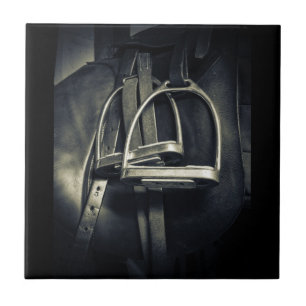 Na moda Silver Stirrups em Inglês Riding Saddle