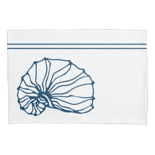 Na moda Teal Blue Seashell - Tema do Oceano