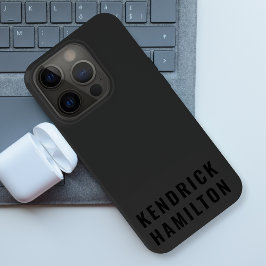 Na moda Trendy Black Out Moderno Minimalista Simpl