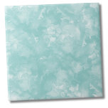 Na moda Watercolor Azul Teal<br><div class="desc">Monograma Simples Turquesa azulejo de cerâmica Teal Blue. Um pano de fundo de cor azul-clara ou turquesa macia fornece a canvas de um banheiro fofo e contemporâneo ou parede de cozinha ou faixa de sotaque! Não por cima,  mas algo especial e divertido.</div>