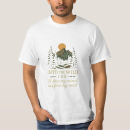 Na Natureza - Design do Camisa T-Shirt