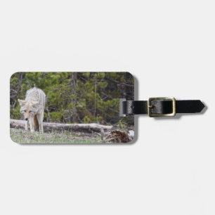 Na Natureza - Etiqueta para Bagagem de Lobo