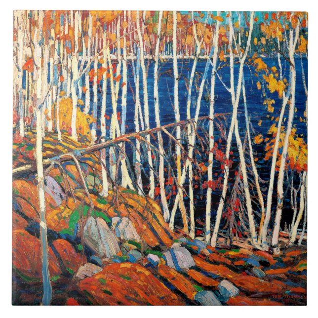 Na Northland, belas artes por Tom Thomson, (Frente)