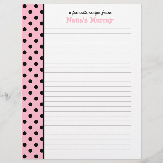 Na Página de Receita de Bolinhas da Cozinha de Nan (Frente)