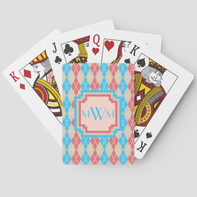 Na Praia Argyle Classic Cartas de Baralho (Verso)