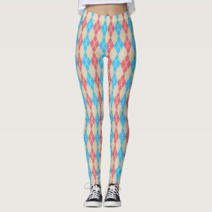 Na Praia Argyle Leggings