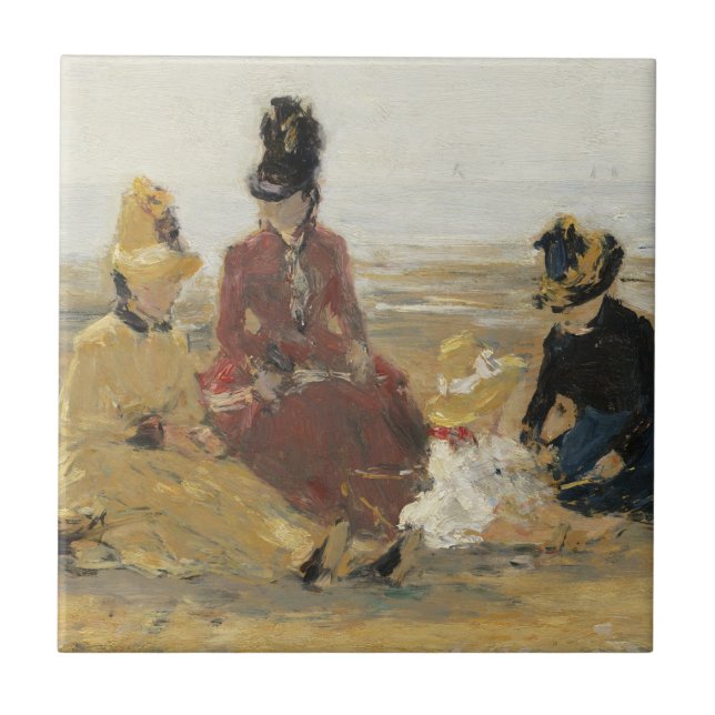 Na praia, Trouville | 1887 (Frente)