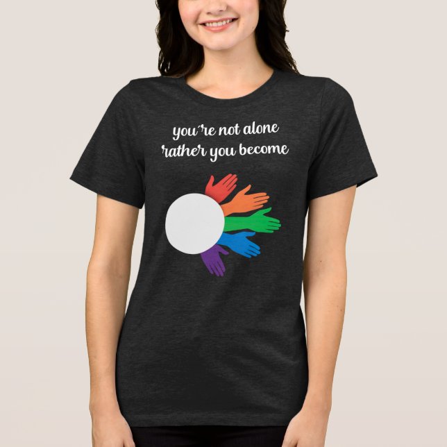 "Na Solidão, Encontramo-Nos: Palavra motivacional (Frente)