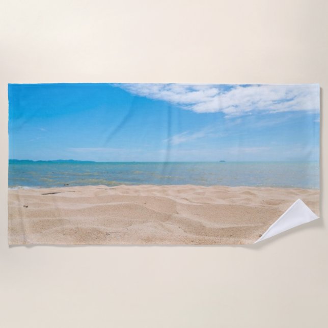 Na toalha de praia da areia (Frente)