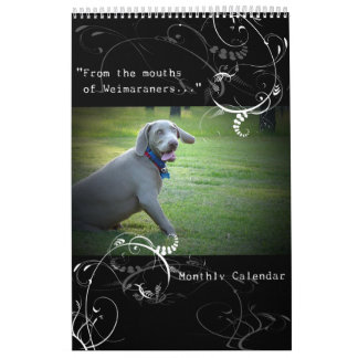 Nação de Weimaraner: Calendário da cotação