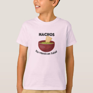 Nachos, A Salada Mexicana - Camisa Básica Para Cri