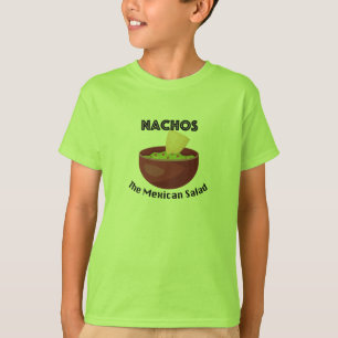 Nachos, A Salada Mexicana - Camisa Básica Para Cri