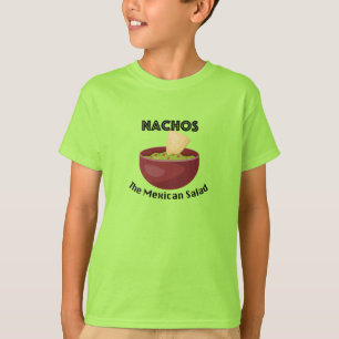 Nachos, A Salada Mexicana - Camisa Básica Para Cri