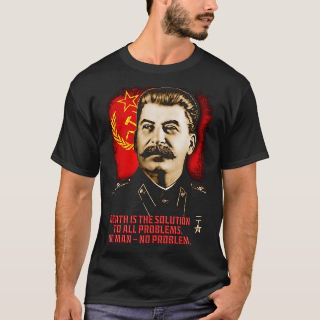 Nações Aliadas - Joseph Stalin - Camiseta Essencia (Frente)