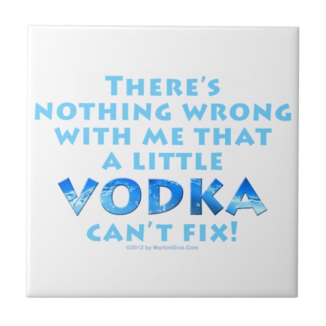 NADA DE ERRADO COMIGO QUE VODKA NÃO POSSA CONserta (Frente)