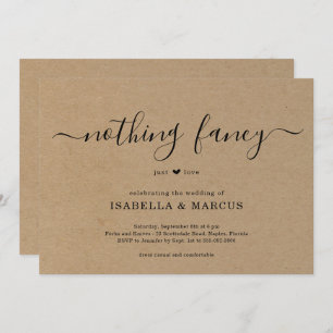 Nada De Rico Apenas Adora Convite De Casamento