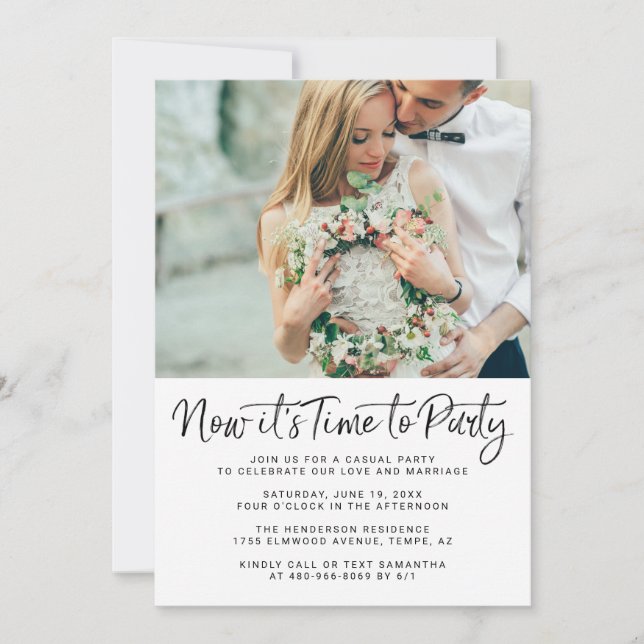 Nada De Rico Apenas Amor | RECEPÇÃO DE CASAMENTO (Frente)