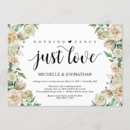 Nada de rico, Cartão de Convite para Recepção Elop