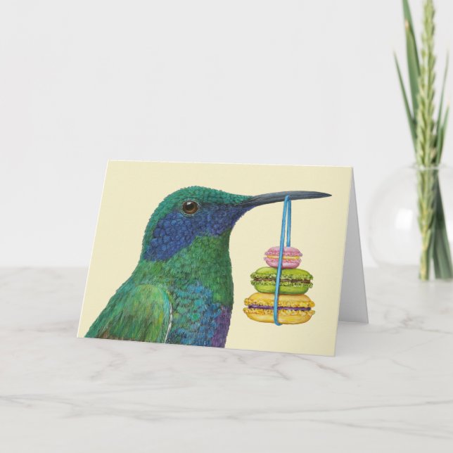 "Nada desse xarope vermelho para mim." Cartão (Frente)