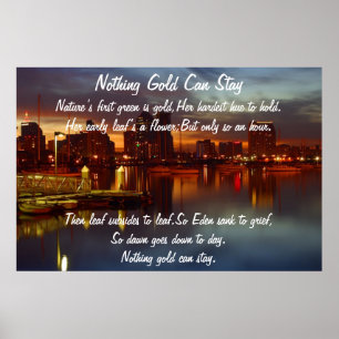 Nada Dourado pode ficar Poster