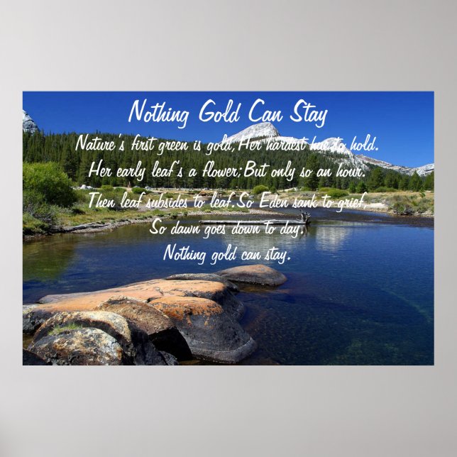 Nada Dourado pode ficar Poster 5 (Frente)