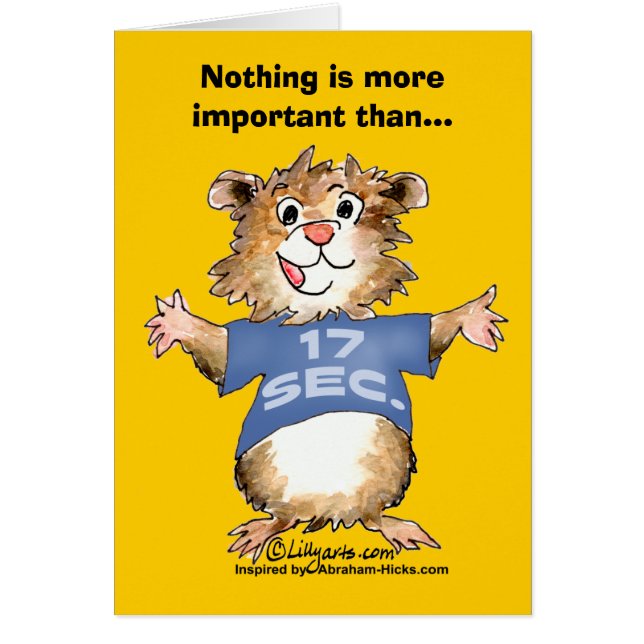 Nada é mais importante do que o bom cartão de (Frente)