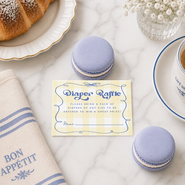 Nada Melhor Que um Inserto de Rifa de Fraldas para (Nothing Butter Than a Baby Diaper Raffle Insert)