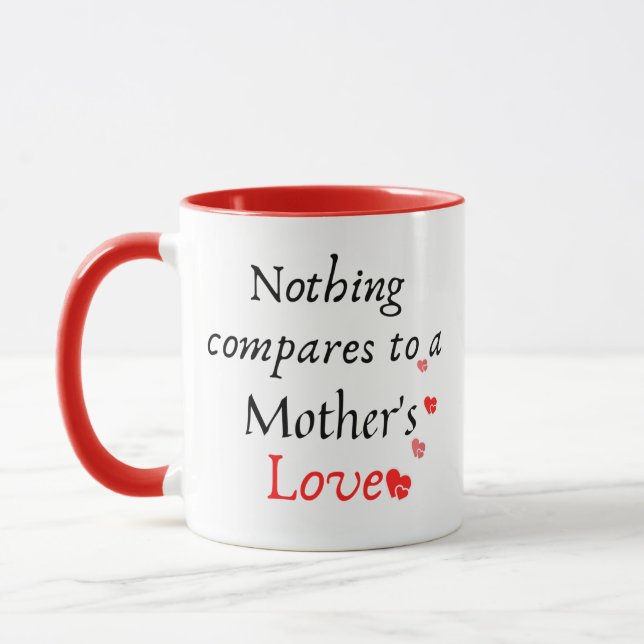 Nada se compara à caneca de amor da mãe (Esquerda)