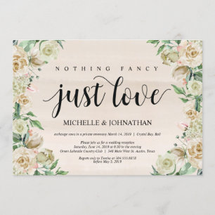 nada sofisticado, cartão de convite para recepção 