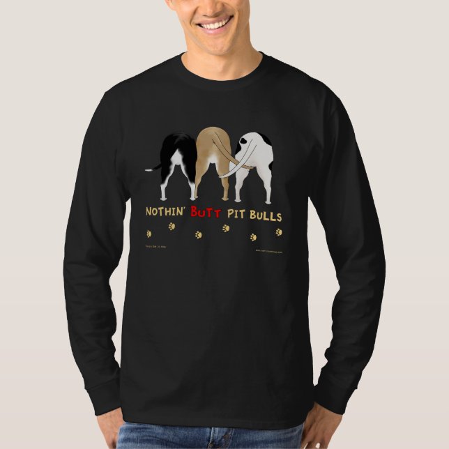 Nada termina a camisa da obscuridade de Pitbulls (Frente)