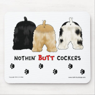 Nada termina Cockers Mousepad