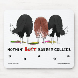 Nada termina Collies de beira Mousepad