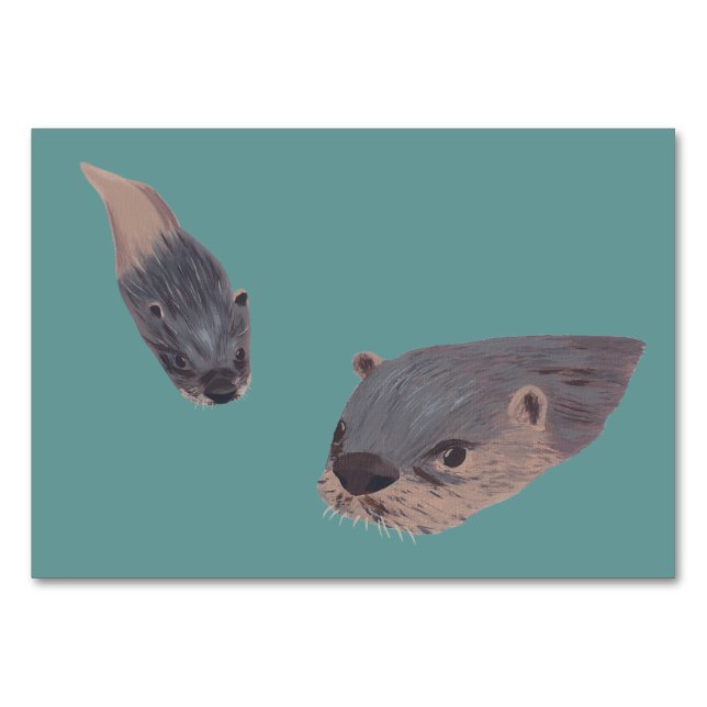 Nadadores Lendo cartões de emblema para adultos (Frente)